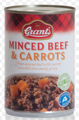 BEEF with carrots, 400g, tin