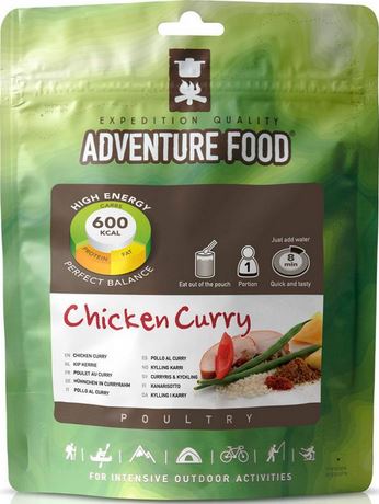 CHICKEN CURRY freeze-dried, 1 person, sachet