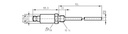 TEMP. TRANSMITTER (IFM TA3155) -50-150°C, 200mm, G ¼ A, M12