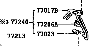 (rear tank HZJ78/79) FUEL SUCTION, TUBE ASSY