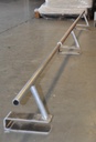(ZMS shelter) STEEL BAR, Ø31.5mm, 175cm, with hole
