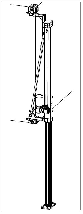 (lifting system) SUPPORT (Hetek 260-1730347 0-MG-L) left