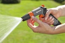 SPRAY GUN for garden hose, quick release conn., Ø 15mm, male