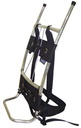 CARRYING FRAME backpack, aluminium, with straps