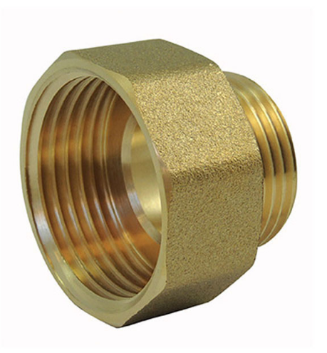 REDUCER COUPLING threaded, brass, ¾"-½", FxM