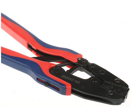 CRIMPING PLIERS lateral, 25-35-50mm², for end sleeves