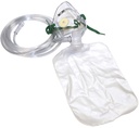 OXYGEN FACE MASK, non-rebreathing + tubing, adult