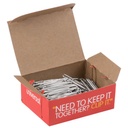 PAPER CLIPS, 30mm, box of 1000 pcs