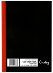 REGISTER, A4, lined, sewn-bound, hardback cover, 180 pages