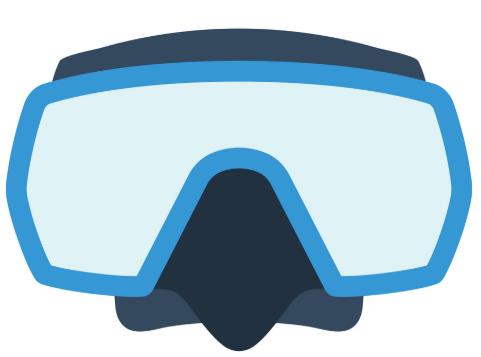 GOGGLES PANORAMIC, wide nose, indirect ventilation
