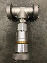 T-COUPLING Storz D, 1x1x1"/25mm, butterfly valve