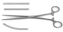 FORCEPS, INTESTINAL, DOYEN, atr., 23 cm, curved 50-17-73