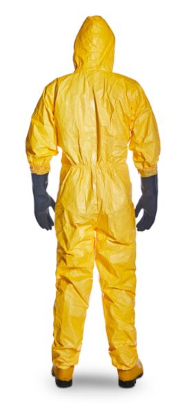 COVERALL, hooded, s.u., L (Tychem 2000 C - CHA5 )