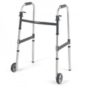BASIC WALKER, foldable, 2 wheels, without seat, adult