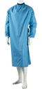 SURGICAL GOWN, microfiber, standard perf., reusable, L