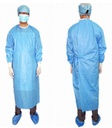 SURGICAL GOWN, non-woven, high performance, sterile, L