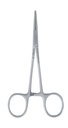 FORCEPS, HALSTED, straight, serrated jaws, H-2720 / M-2300