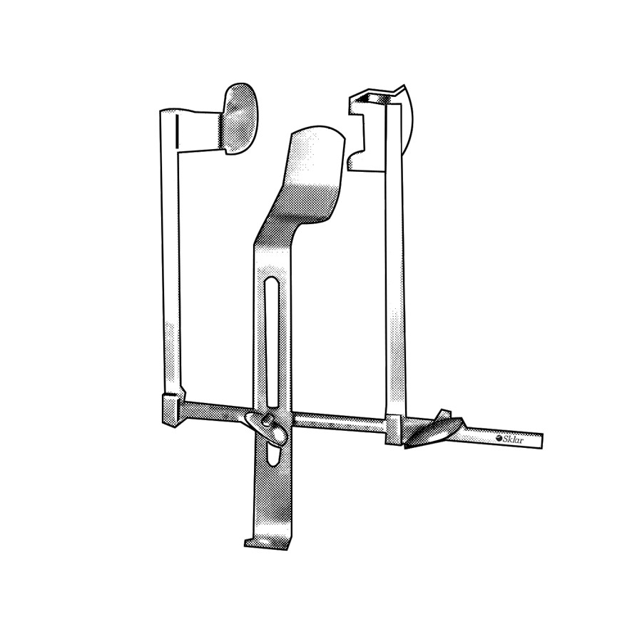 RETRACTOR, BLADDER HRYNTSCHAK, complete, 110mm  51-82-70