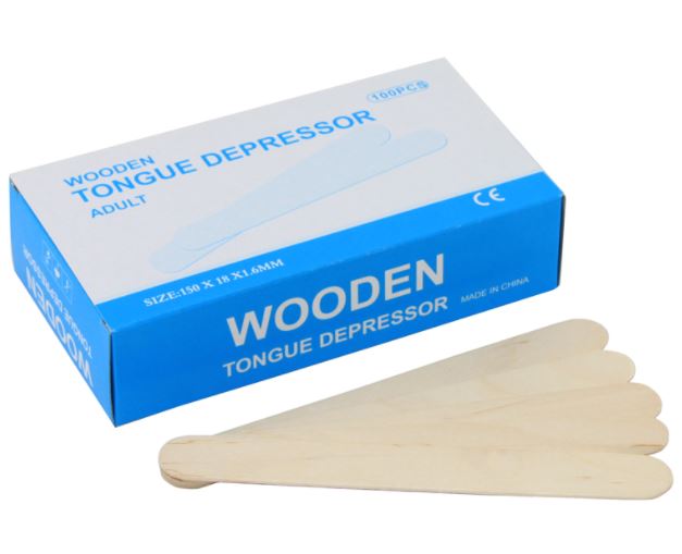 DEPRESSOR, TONGUE, wooden