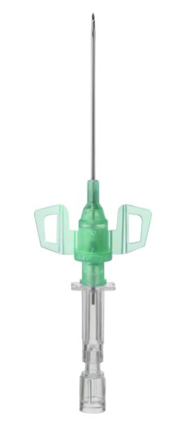 SAFETY IV CATHETER, tip,18G x 45 mm, wings, IP, green