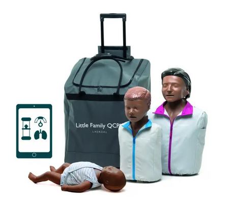 LITTLE FAMILY PACK, age spec.QCPR, brown (Laerdal 136-03050)
