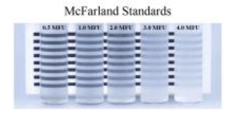 MC FARLAND TURBIDITY STD 0.5–4MF,BaSO4,D18mm kit [BMX-70900]
