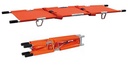STRETCHER, foldable along length/width, alu,4 feet, 215x58cm