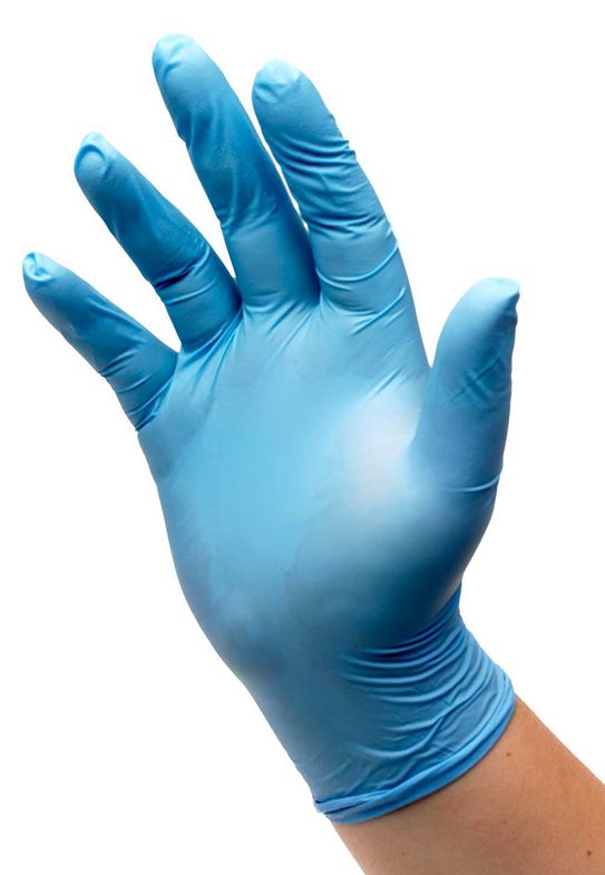 GLOVE, EXAMINATION, nitrile, s.u., non sterile, S