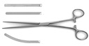 FORCEPS, INTESTINAL, DOYEN-BABY, atr., 13 cm, curv. 50-17-63