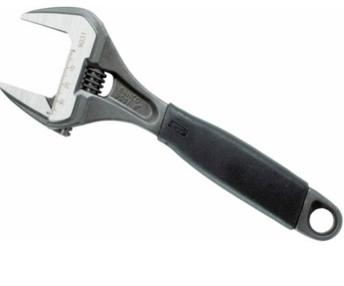 ADJUSTABLE WRENCH (Bahco Ergo 9031) 8", max 38mm, 218mm