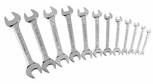 OPEN-END WRENCHES, 6-32mm, 44.JE12 12pcs