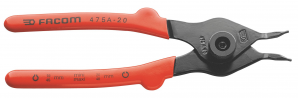 IN/OUT CIRCLIP PLIERS, out. Ø20-48mm/in. Ø19-45mm, 475A.20