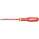 SCREWDRIVER slotted head, 3.5x100mm, ins. 1000V, AT3.5X100VE