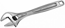 ADJUSTABLE WRENCH, chromed, 15", max 44mm, 380mm, 113A.15C