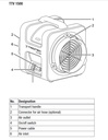 AIR EXTRACTOR axial (TROTEC TTV 1500) 230V 50Hz