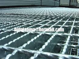 GRATING GRID, load on 850mm, 1000x25mm, galva., anti-slip