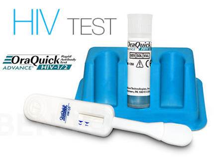 HIV 1/2 TEST ORAQUICK (Orasure) oral fl.,1self-test,5X4-1001