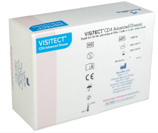 CD4 TEST, 200 cells/µl, wb, 1 test  (Visitect AB376)