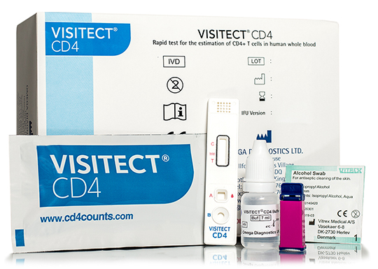 CD4 TEST, 200 cells/µl, wb, 1 test  (Visitect OD376)