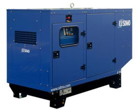 KIT, GENERATOR, DIESEL, 230 V, 50Hz, 7-8 kVA, silenced