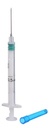 SYRINGE, AUTO-DISABLE with needle, s.u., imm, 0.5 ml