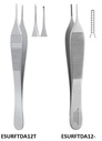 FORCEPS, TISSUE, DELICATE, ADSON, 12 cm, serr. jaws 06-20-12