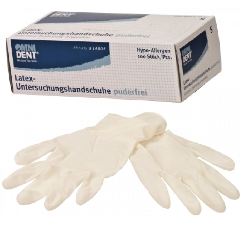 GLOVE, EXAMINATION, latex, s.u. non sterile, small