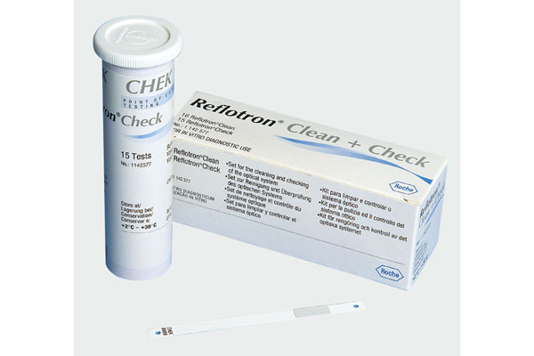 (clinical chem. Reflotron) CLEAN +CHECK, strips  11142577196