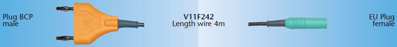 (ESU MS2P/MC2) CABLE BIPOLAR, BCP/BE, 4 m 11F242