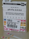 PAPER, pH INDICATOR, 2 to 9, graduation 0.5, gastric, strip