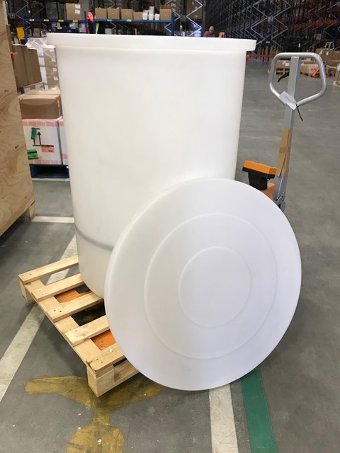 (Duplex 2910 NXT) BRINE TANK, 500l, complete + lid