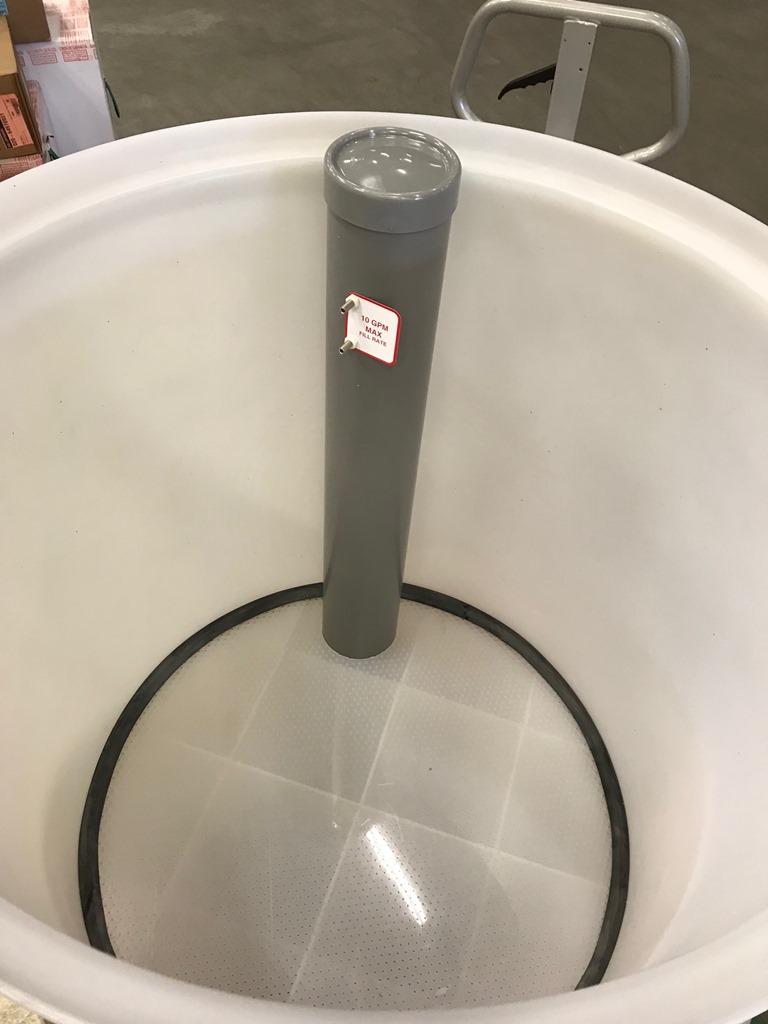 (Duplex 2910 NXT) BRINE TANK, 500l, complete + lid