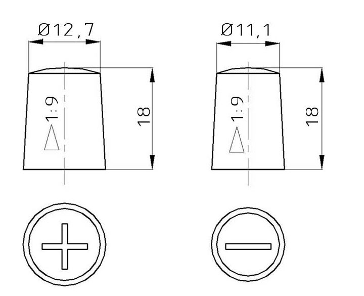 (Sherp ATV) BATTERY (S4-018) 12V, back-up, sealed, 2P