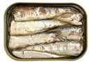 SARDINES in vegetable oil, 135g, tin